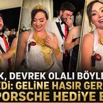 Devrek Devrek olalı böyle düğün görmedi: Geline hasır gerdanlık ve Porsche hediye edildi