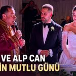 Simge ve Alp Can çiftinin mutlu günü