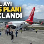 Eylül ayı uçuş planı açıklandı