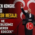 MHP’den kongre sonrası teşekkür mesajı: “Birlik ve beraberliğimiz güçlenerek devam edecek”