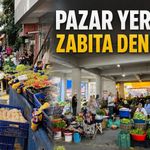 Pazar yerinde zabıta denetimi