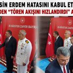 Tahsin Erdem hatasını kabul etmedi: Belediyeden “tören akışını hızlandırdı” açıklaması