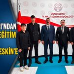 Ülkü Ocakları'ndan İl Milli Eğitim Müdürü Uygar Keskin'e ziyaret