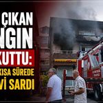 Evde çıkan yangın korkuttu: Alevler kısa sürede tüm evi sardı