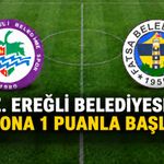 Kdz. Ereğli Belediyespor sezona 1 puanla başladı