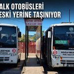 Kozlu Halk Otobüsleri Durağı eski yerine taşınıyor