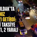 Zonguldak’ta aşırı hız kazayı getirdi: Ticari taksiye çarptı, 2 yaralı