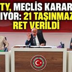 Aycity, meclis kararıyla satılıyor: 21 taşınmaza ise ret verildi