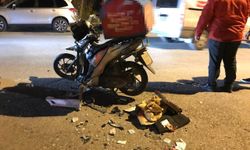 Kazada ağır yaralanan genç kurye hayatını kaybetti