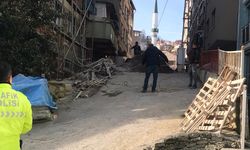 İzinsiz inşaat yapan firmaya polis müdahale etti 