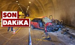 1 kişinin öldüğü 2 kişinin yaralandığı kazanın görüntüleri ortaya çıktı