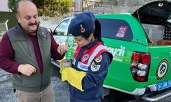 Jandarma devriye sırasında yaralı atmaca buldu