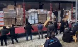 Filyos Belediyesi'nin yardımları jandarma eşliğinde depremden etkilenen köylerde dağıtıldı 