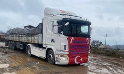 Kömür şirketi, 20 ton kömür ve 5 ton odun bağışladı
