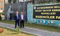 Başkan Bayram Başol, Çaydeğirmeni’nde ki çalışmaları inceledi