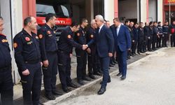 Dönüş yapan belediye personeline teşekkür ziyareti