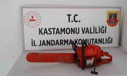 Girdiği evden motorlu testere çalan şahıs JASAT’tan kaçamadı