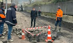 Kilimli'de kanalizasyon ve parke çalışması başladı 
