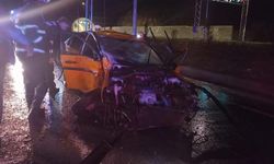 Tünel çıkışında korkunç kaza: 1 kişi öldü, 2 kişi yaralandı