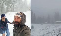 Nisan ortasında kar sürprizi