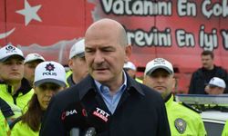 Trafik denetimine katılan Bakan Soylu: "99 bin 245 personelimiz bayram boyunca görev yapacak"