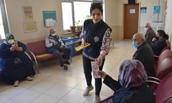 Kapı kapı gezerek kadına şiddeti anlattılar