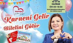 Karnelerini getiren öğrencilere hediye bilet
