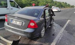 Otomobil tıra arkadan çarptı: 5 yaralı