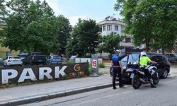 Park yerine kaldırıma çekince cezayı yediler