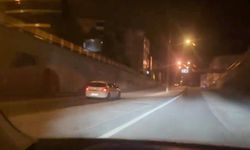 Otomobillerin ters yönde tehlikeli yolculukları kamerada