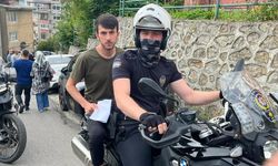 Sınava geç kalan öğrencinin imdadına Yunus timleri yetişti
