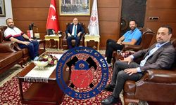 Vali Mustafa Tutulmaz Zonguldakspor’u kabul etti