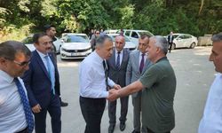 Bakan Ali Yerlikaya ile gurbetçinin sel diyaloğu