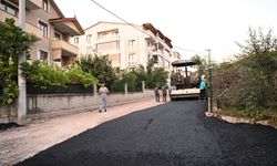 İki sokağa 500 ton asfalt