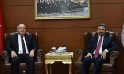 Bakan Yardımcısı Ahmet Aydın'dan Vali Mustafa Tutulmaz'a ziyaret 