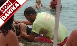 Depremzede kadın boğulma tehlikesi geçirdi