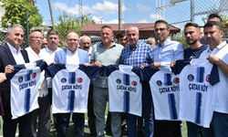 Spor tesisinin açılışını yaptılar