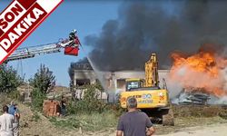 Fabrikada yangın: Ekipler olay yerinde