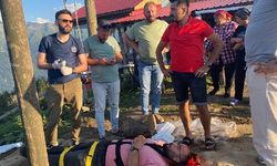 Salıncakla ineğe çarpan Ömer Karaman yaralandı