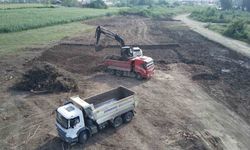 Cumayeri KSS için iş makineleri çalışmaya başladı