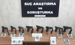 Polisten operasyon: Ruhsatsız silah ve uyuşturucu ele geçirildi