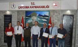 Şap hastalığında mücadele eden ekibe ‘Başarı Belgesi’