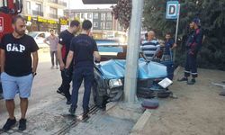 Ticari taksi ile otomobil çarpıştı: 1 yaralı