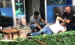 Kendisine tokat atan kişiyi bacaklarından vurdu