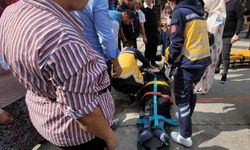 Pazarda alışveriş yaparken hastanelik oldu