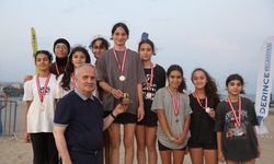 Plaj voleybolu heyecanı yaşandı