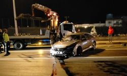 Alkollü sürücü kaza yaptı: Otomobil hurdaya döndü