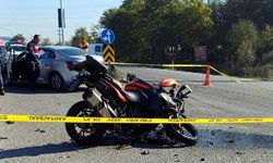 Otomobil ile çarpışan motosikletteki çift hayatını kaybetti