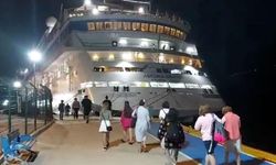 Rus turistleri taşıyan kruvaziyer gemi 27. kez Amasra’da