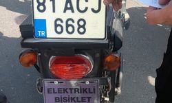 Uyanık sürücüyü polisin dikkati yakalattı